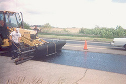 The final stages of reinforcing fabric.